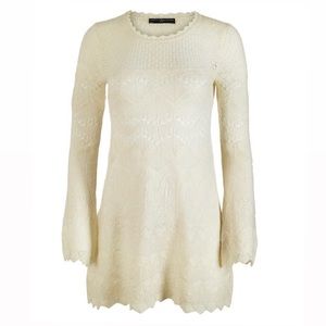 NEW PERUVIAN CONNECTION Antique Alpaca Lace tunic